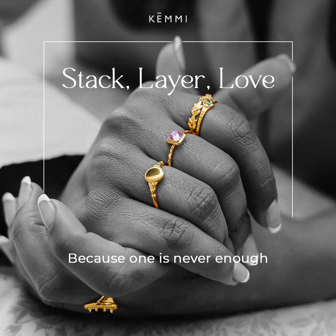 Kēmmi Jewelry ad creative by Interconnections